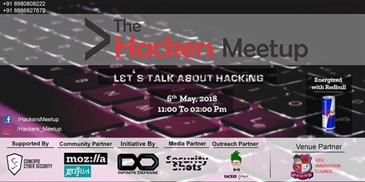 Hackers Meetup in Ahmedabad. Register Your Space now.