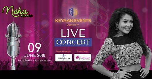 Neha Kakkar in Ahmedabad Live in Concert June 2018