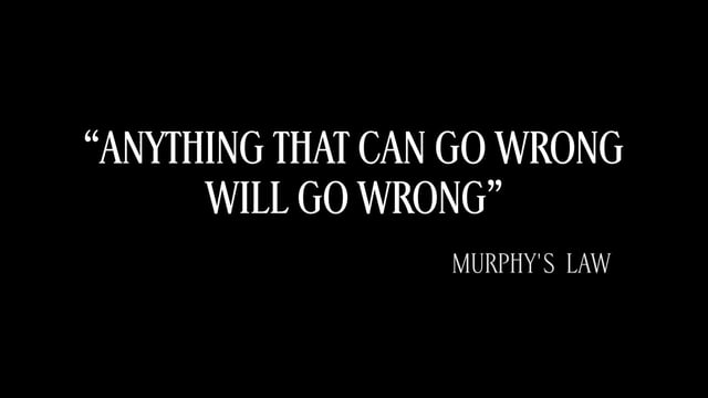 Murphy's Law