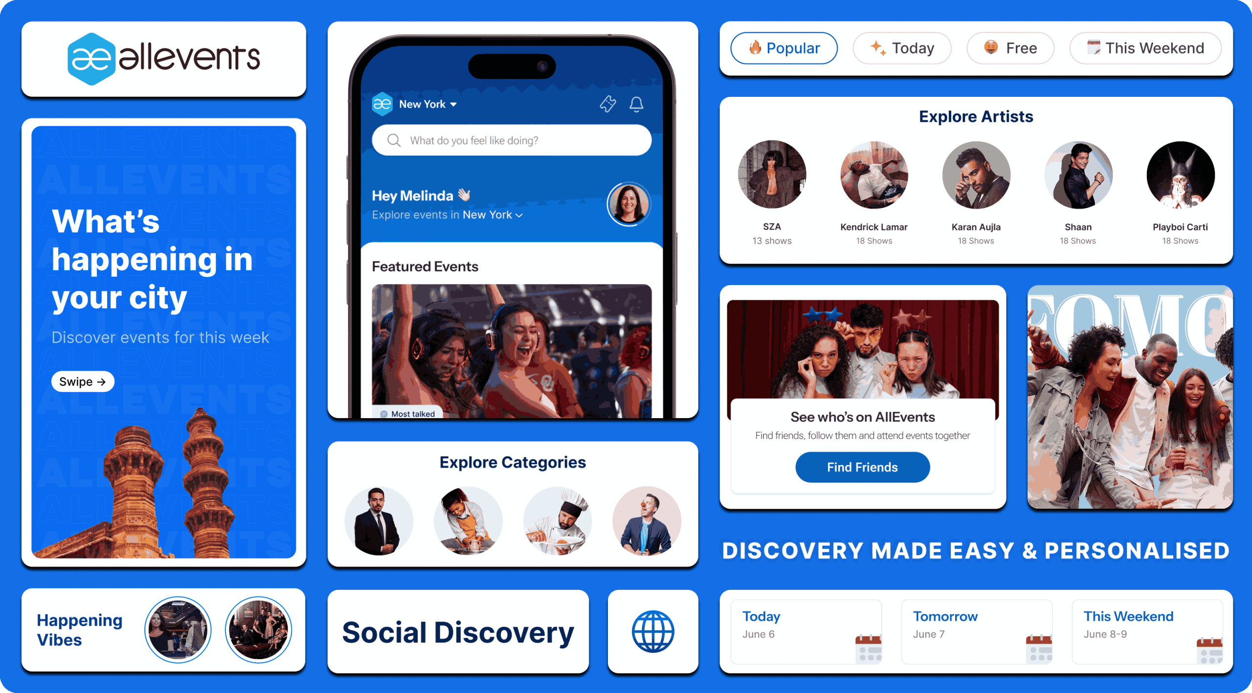 AllEvents App UI