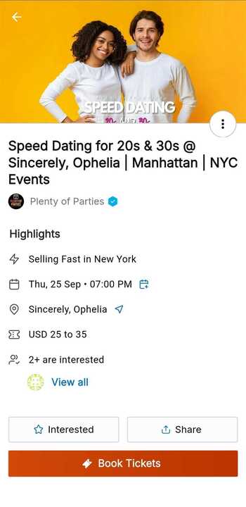 Search or browse for any event that piques your interest on AllEvents.in or on the AllEvents app.