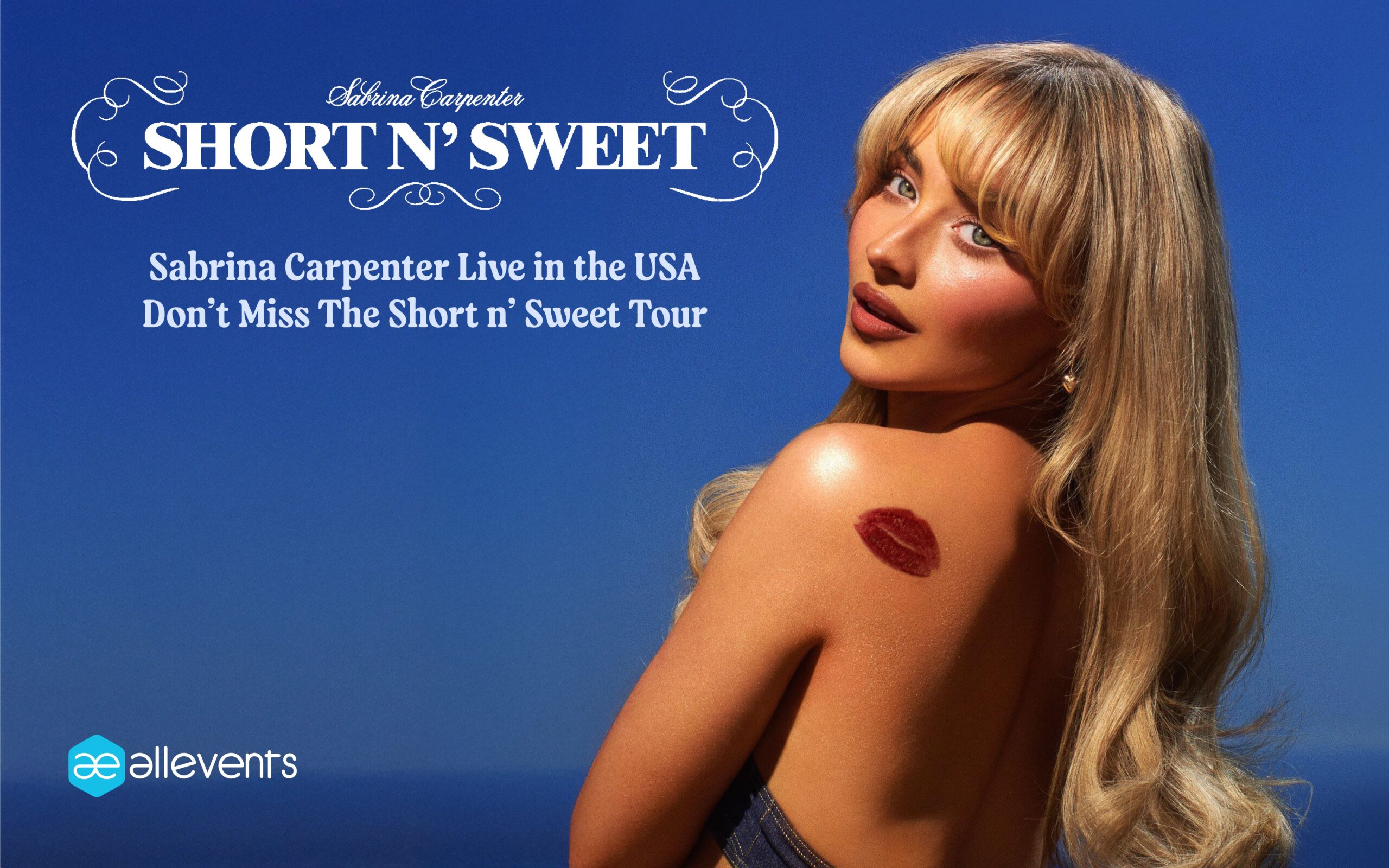 Sabrina Carpenter performing live on stage during The Short n Sweet Tour 2025 USA